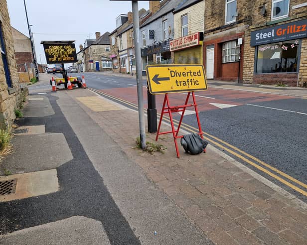 Cadent explain why they are closing Crookes, Sheffield,  for five months. Photo: Iconic Media