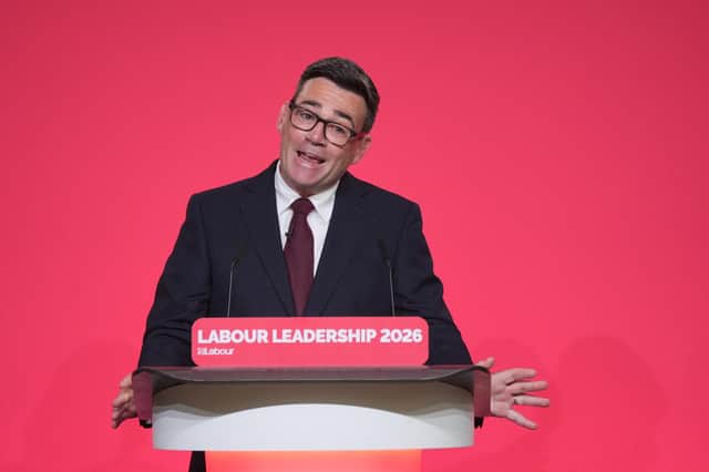 Incoming Prime Minister Andy Burnham described Lord David Blunkett as his "truest mentor" in his maiden speech as Labour leader