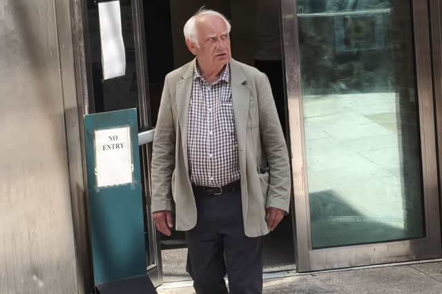 Martin Dawes pictured outside Sheffield Crown Court