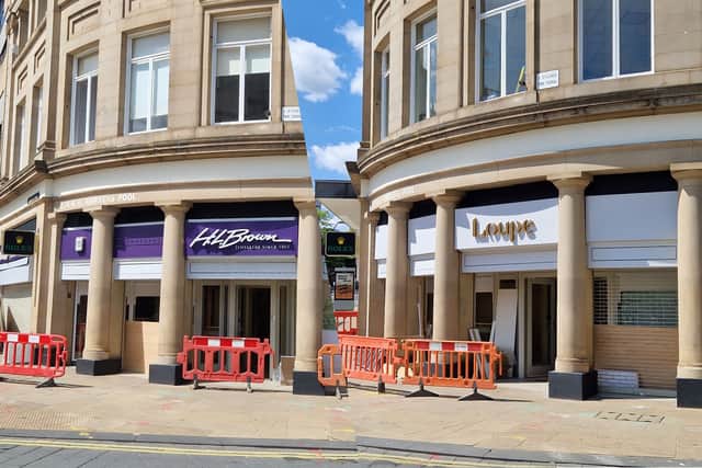 Historic Sheffield jeweller H. L. Brown has had its signage change to Loupe, after the store was bought out