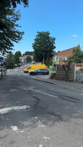 Work begins on pothole-ridden area 