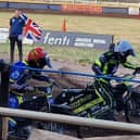 Speedway: Sheffield's Josh Pickering and Luke Killen line up against Ipswich's former Tigers  Tobiasz Musielak and Jason Edwards, Photo: David Kessen, Iconic Media