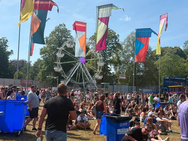 The scene is set at Tramlines