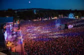 The huge crowd turned out to see Fatboy Slim on Friday at Tramlines 2026. Photo: Tramlines 2026 / Carolina Faruolo