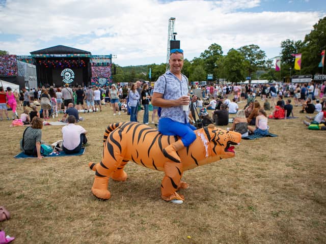Festival goers at Tramlines 2026 at Hillsborough Park, Sheffield. Photo: Errol Edwards