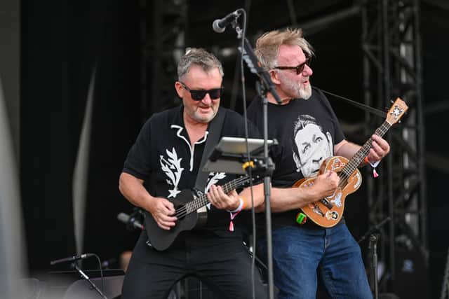 The Everly Pregnant Brothers playing at Tramlines. Photo: Dean Atkins
