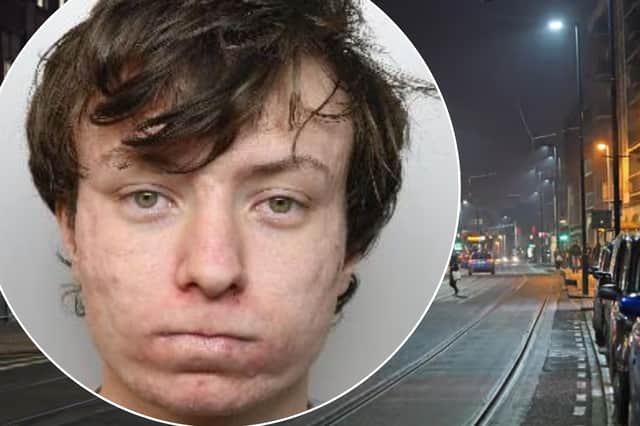 Matthew Ward was arrested on West Street, Sheffield city centre after attacking two women enjoying nights out, within hours of each other