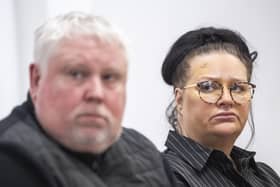 Harvey Willgoose’s parents Mark and Caroline Willgoose (Danny Lawson/PA)