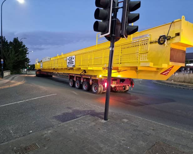 South Yorkshire Police will escort a convoy of three oversized loads from the M1 J34 at Tinsley to Sheffield Forgemasters from around 8.30pm on July 29, and is likely to cause tailbacks due to road closures.