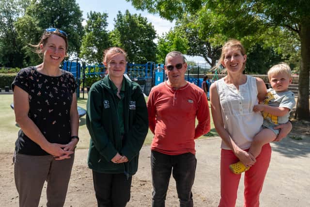 Volunteers at the Friends of Firth Park as well as council workers gathered to celebrate Sheffield's parks as the city earned its 19th Green Flag Award