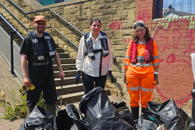 'Community interest company' Riverlution litter-picks Sheffield's rivers in partnership with the city council.