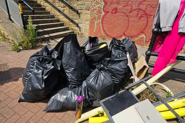 A recent clean-up of the River Don at the Blonk Street bridge removed 20 bags of litter, as well as a sofa and two road signs.