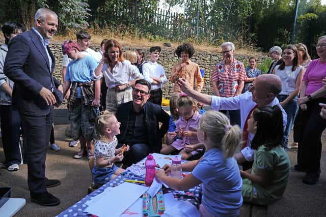 Prime Minister Andy Burnham visited Sheffield