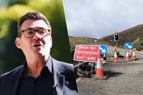 Andy Burnham said the country needs to address the "crumbling" roads connecting Sheffield and Manchester