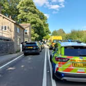 Snake Pass was closed off following reports of a collision