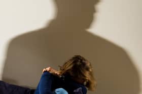 Depression, alcohol and domestic violence abuse stock