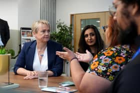 The Health Secretary visited a pilot mental health centre in Gleadless Valley to meet NHS staff, volunteers and residents