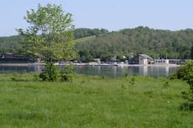 Water park at Rother Valley Country Park