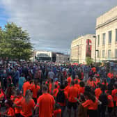 Athletes and supporters cheered each other on throughout the procession, with neighbouring hospital teams sharing hugs and applause in a powerful display of camaraderie.