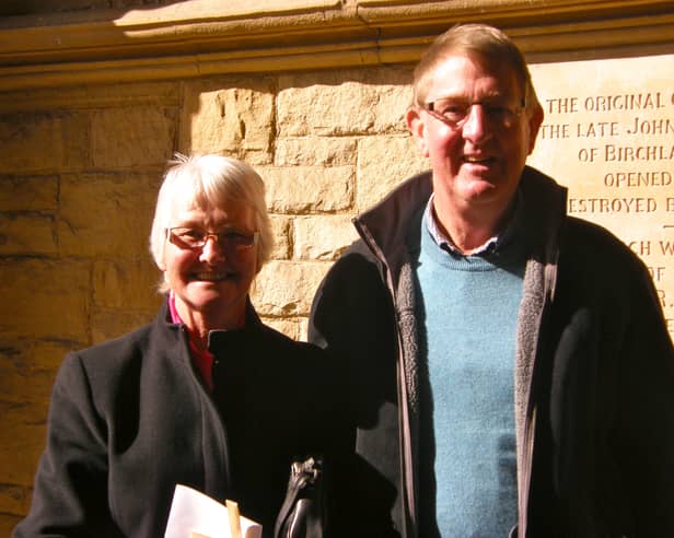 Norma (left) and her husband Peter (right)