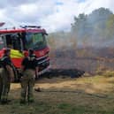 A fire which broke out at Longley Park yesterday (August 7, 2026) is believed to have been started deliberately 