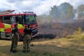 A fire which broke out at Longley Park yesterday (August 7, 2026) is believed to have been started deliberately 