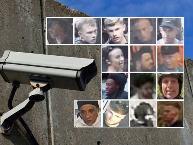 Caught on CCTV in South Yorkshire. Can you help police identify any of the people pictured here?