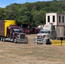 Circus Zyair is famous for its chrome-covered American trucks, seen here in Endcliffe Park.