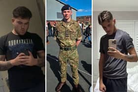 (L to R) Shea Reilly, 21, Elliott Szczepkowski, 17, Cavan Reilly, 23