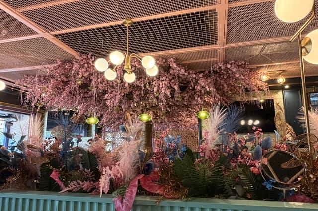 The Pink Tree is rather aptly named after the centrepiece within the colourful and vibrant premises