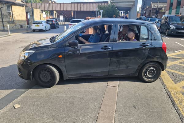The public are continuing to use the old drop-off area at Sheffield station.
