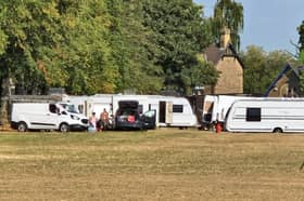 A city council official is set to issue a trespassing letter to travellers in Hillsborough Park.