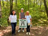 Sheffield City Council leader Fran Belbin and Green Party Group Leader Angela Argenzio met with local residents and campaigners to walk the proposed sites
