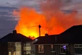 A wildfire broke out near houses on Longstone Crescent, Frecheville, in Sheffield. Photo: Submitted