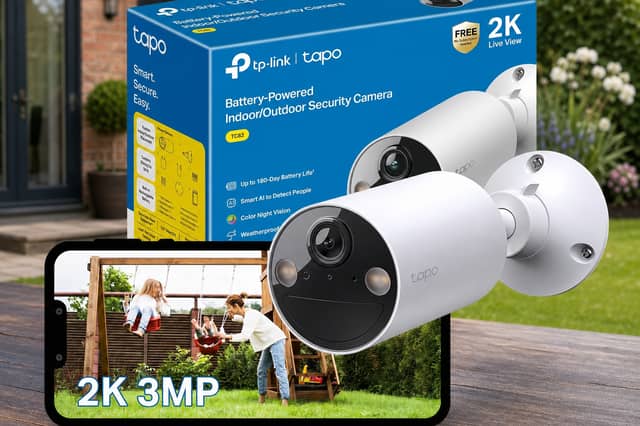 The Tapo TC82 records in 2K and can save motion clips locally without a compulsory monthly subscription