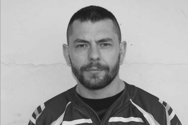 A man arrested on suspicion of gross negligence manslaughter after the death of 38-year-old Ant Butcher (pictured) remains on police bail, close to three weeks after the incident in Dinnington