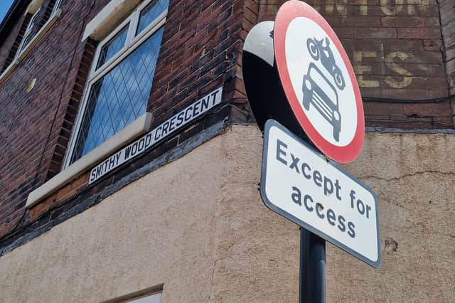 'Except for access' restrictions are currently in place on Smithywood Crescent, however residents say these go mostly ignored.