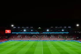 A general view of Bramall Lane prior to the Sky Bet Championship match between Sheffield United and Portsmouth at Bramall Lane on November 26, 2025 in Sheffield, England. (Photo by Harriet Massey/Getty Images)