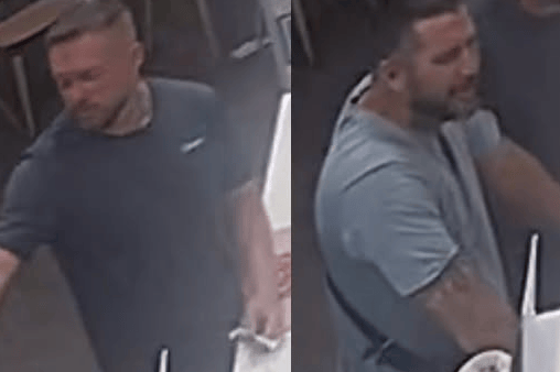 Die Polizei sucht nach zwei Männern nach einem mutmaßlichen Angriff in ...