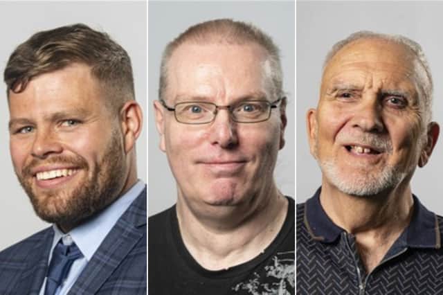 Councillor Robert Hanson is the third Reform UK councillor in Sheffield to have left the party since the May local elections. Woodhouse's Nathaniel Menday (left) was suspended on May 17 over a number of social media posts, while Mick Lee (middle), who represents Brightisde and Shiregreen, resigned the following week