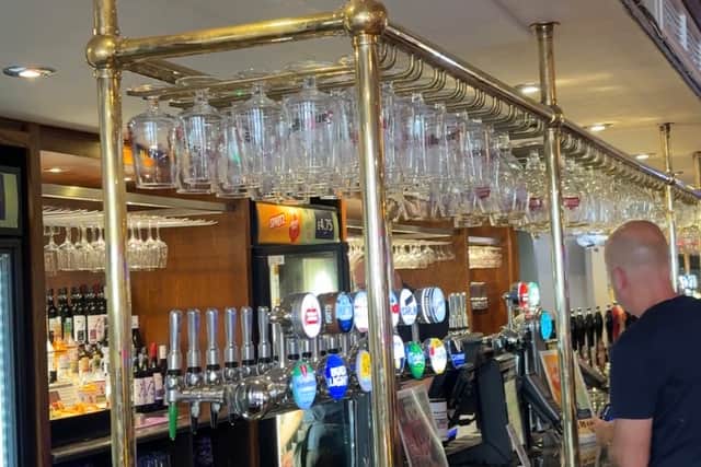 The bar has been upgraded