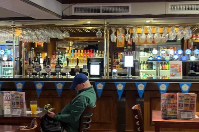 Upstairs bar