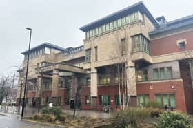 Ibrar Azeem, 38, was sentenced at Sheffield Crown Court for assaulting his partner after disliking what she was wearing, and spitting at a police officer