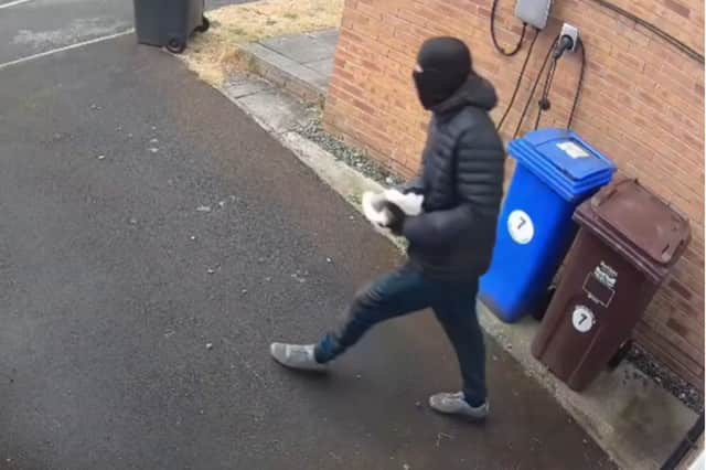 The burglars took around £200 in cash and a number of watches