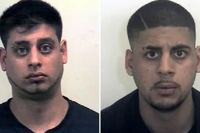 Shamraze Khan, left, and Kasim Ahmed