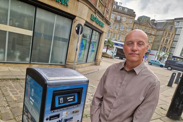 Sheffield Council's director of Street Scene, Richard Eyre explained fines for failing to pick up after dogs and for dropping litter. Photo: David Kessen, Iconic Media