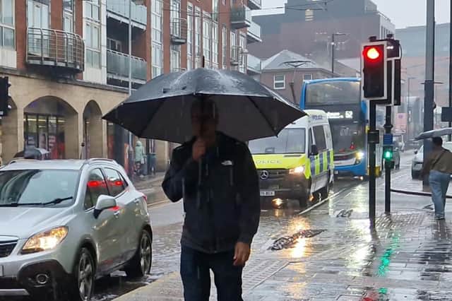 Heavy rain is also forecast