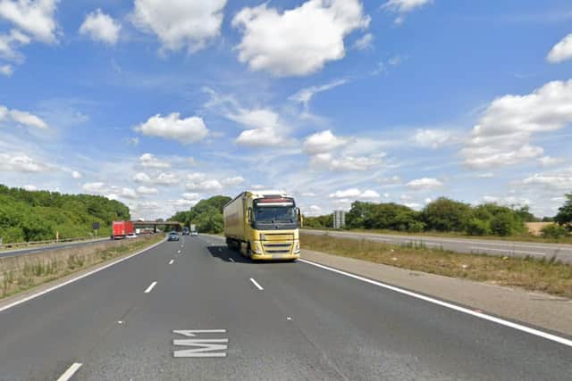 The crash site is at Junction 32 in Brampton-en-le-Morthern, Rotherham, near to the turn off for the M18