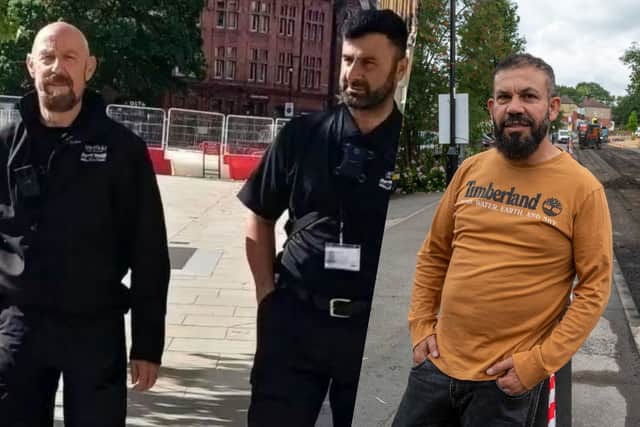 Councillor Mustafa Ahmed (right) has celebrated the arrival of new enforcement teams designed to tackle littering in Sheffield