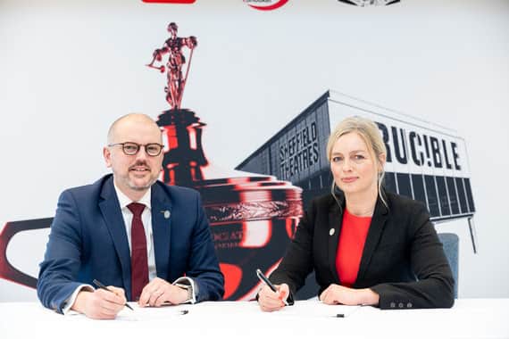 Simon Brownell, WST Chief Executive and Kate Josephs, Sheffield City Council Chief Executive. Photo: Sheffield Council